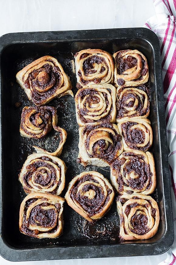 Chelsea buns słodkie bułeczki z Chelsea