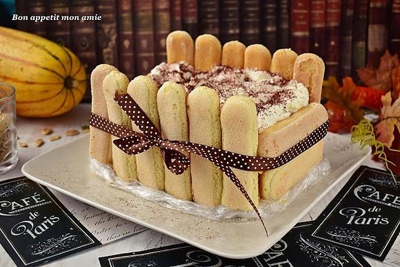 Tiramisu dyniowe