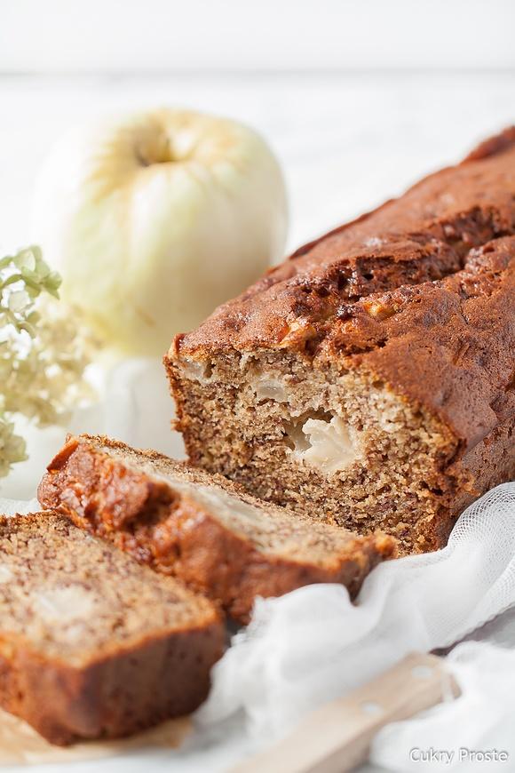 Najlepszy chlebek bananowy z jabłkami