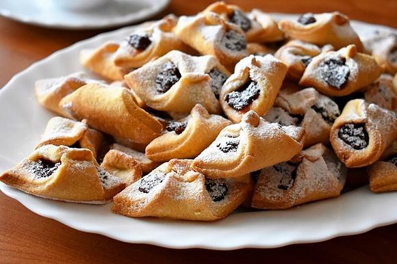 Kruche ciasteczka z marmoladą bez jajek i cukru