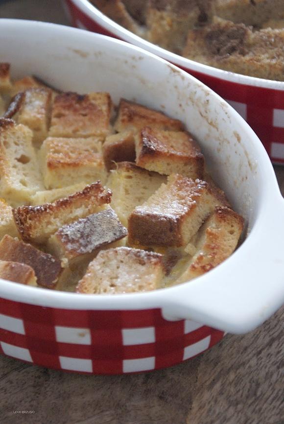 Odchudzony pudding chlebowy