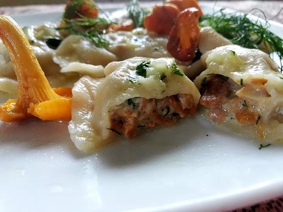 Pierogi z kurkami