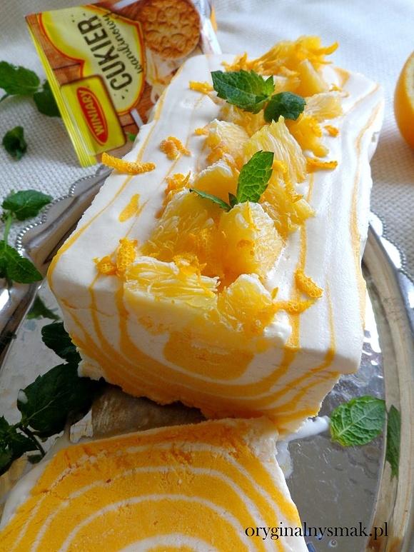 Semifreddo dyniowo-pomarańczowe