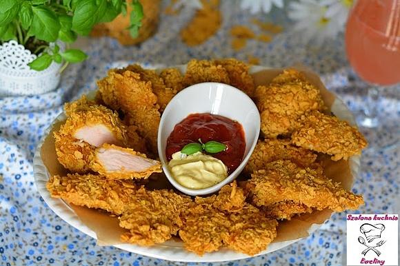 Pieczone nuggetsy z kurczaka