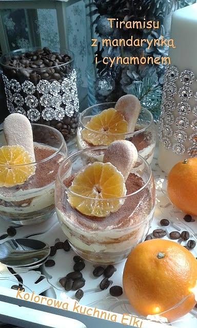 Tiramisu z mandarynką i cynamonem