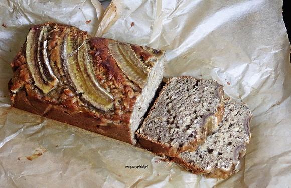 Orkiszowo-owsiany chlebek bananowy