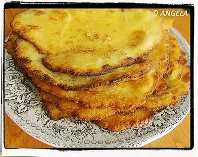 Placki z polenty - przepis na polenta pancakes