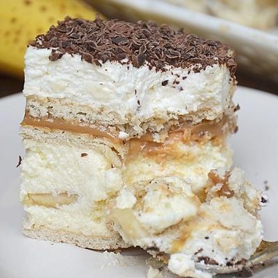 Ciasto bananowa krówka