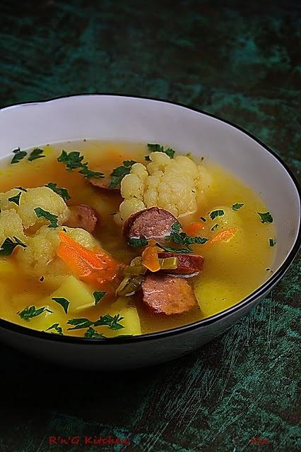 Zupa z kiszonego kalafiora