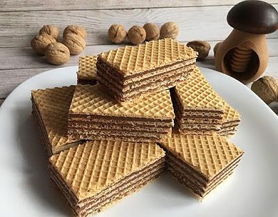 Wafle z mlekiem w proszku
