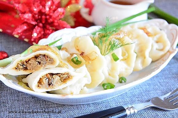 Pierogi z kapustą i grzybami