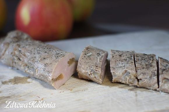 Polędwiczki z jabłkami pieczone w folii