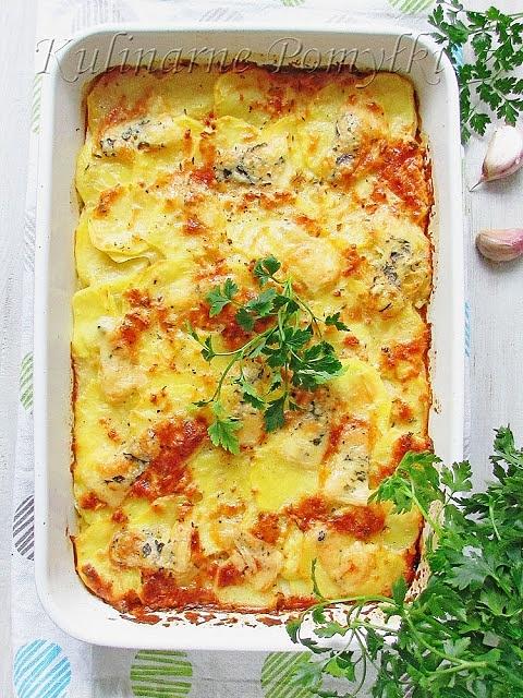 Zapiekanka ziemniaczano-pietruszkowa