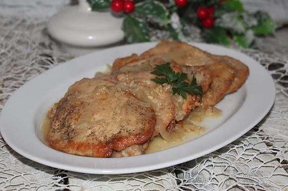 Schab w sosie własnym