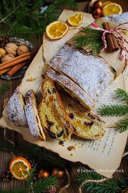 Stollen niemiecka strucla bożonarodzeniowa