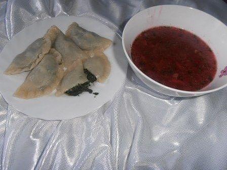 Pierogi ze szpinakiem i fetą