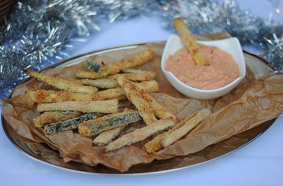 Frytki z cukinii z parmezanem