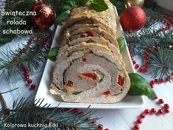 Świąteczna rolada schabowa