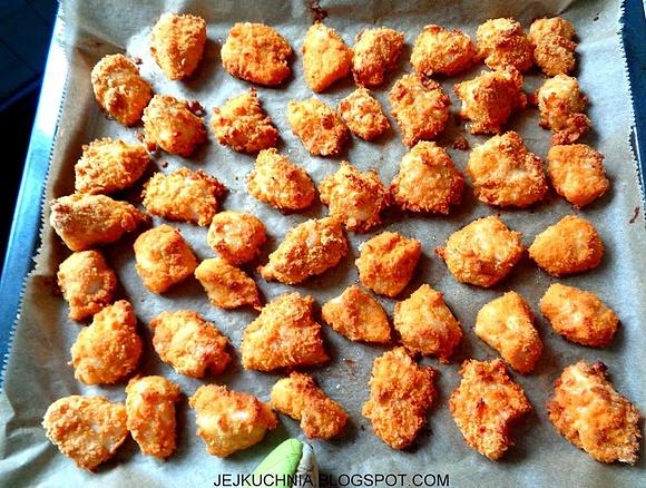 Pieczone nuggetsy z kurczaka