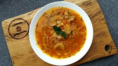 Flaczki z boczniaków