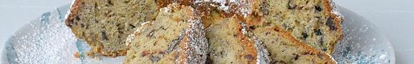 Babka bananowa z daktylami i orzechami