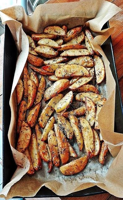Pieczone ziemniaczki z piekarnika