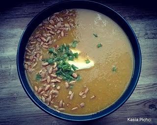 Zupa marchewkowo-groszkowa