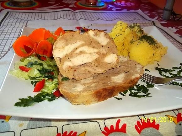 Pieczeń z soczewicą
