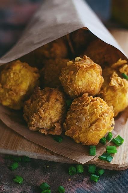Rybne kuleczki w panierce curry