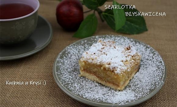 Szarlotka błyskawiczna maślana pyszna