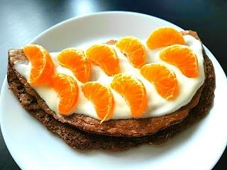 Śniadaniowy omlet owsiano-kakaowy