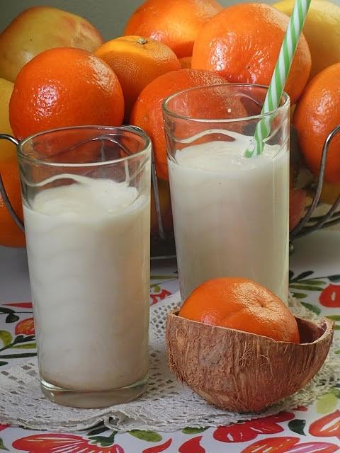 Koktajl ananasowo-kokosowy