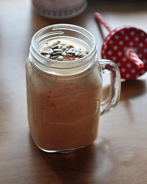 Smoothie dyniowo bananowe