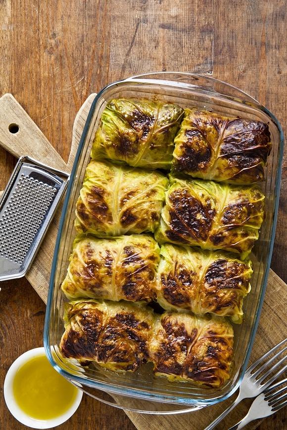 Gołąbki zapiekane z parmezanem