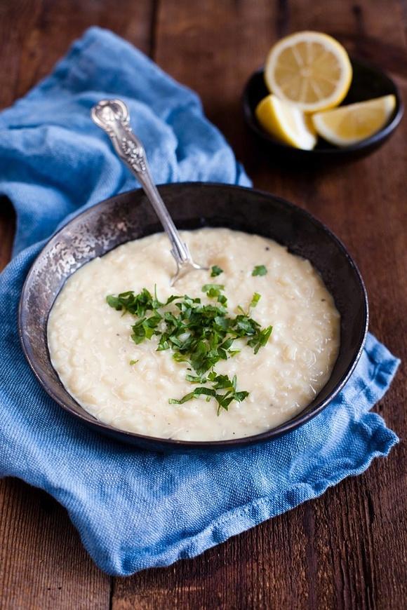 Grecka zupa cytrynowa Avgolemono