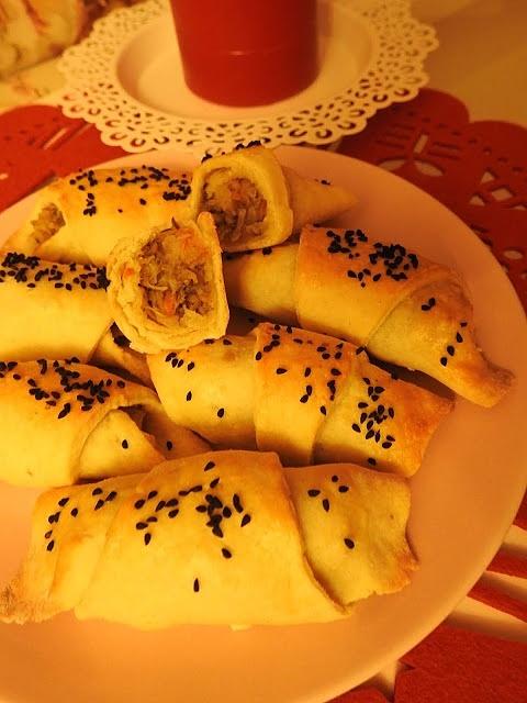 Krucho-drożdżowe paszteciki