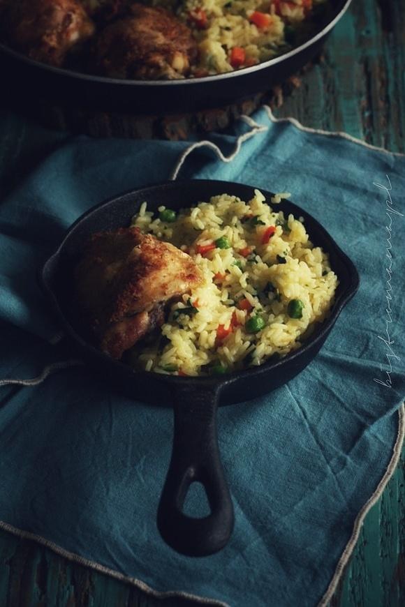Ryż z kurczakiem a'la paella