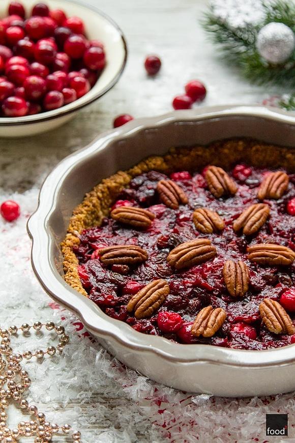 Mincemeat pie – bożonarodzeniowa tarta z żurawiną i orzechami pekan