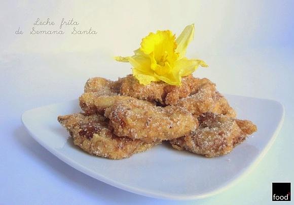 Leche frita - smażone mleko, hiszpański deser wielkanocny