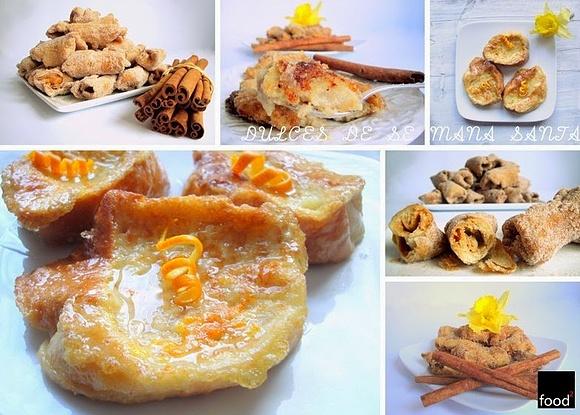 Dulces de semana santa wielkanocne słodycze hiszpańskie