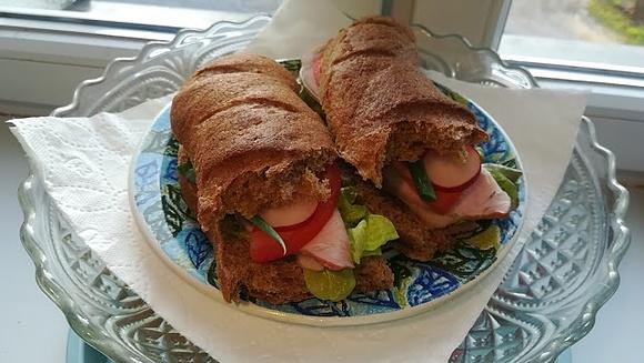 Pełnoziarniste bagietki