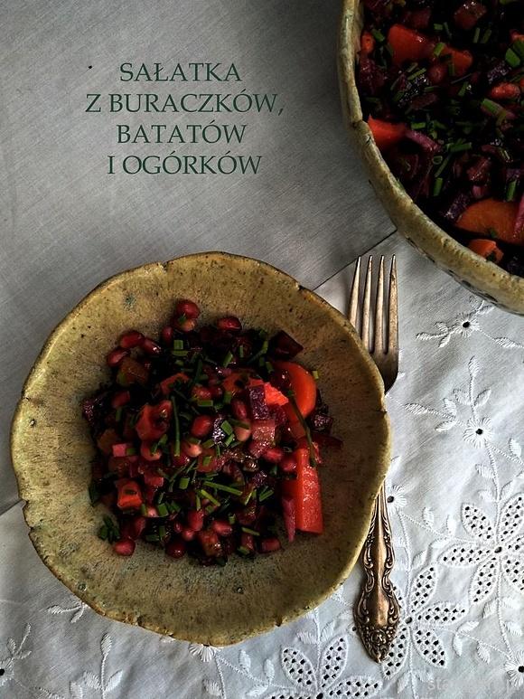 Sałatka z buraczków i batatów