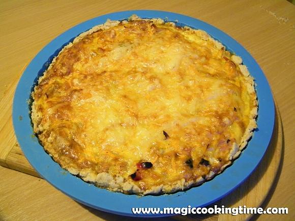 Tarta paprykowa z kurczakiem