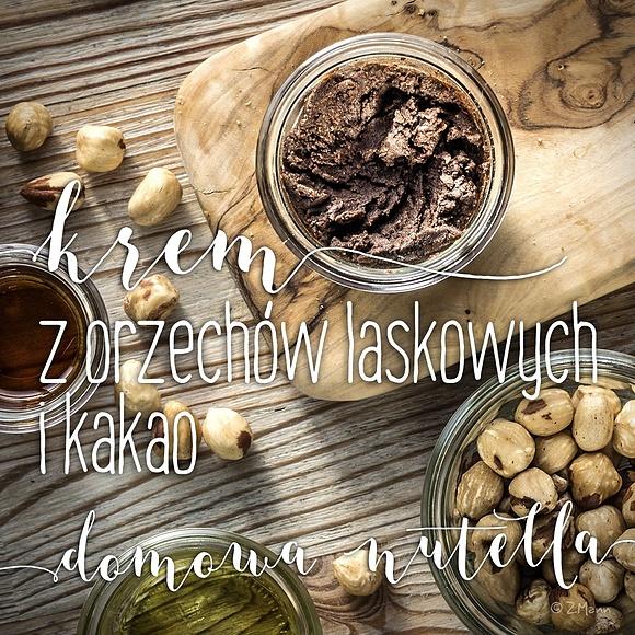 Krem z orzechów laskowych i kakao domowa nutella