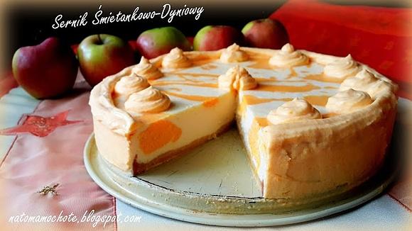 Sernik śmietankowo-dyniowy