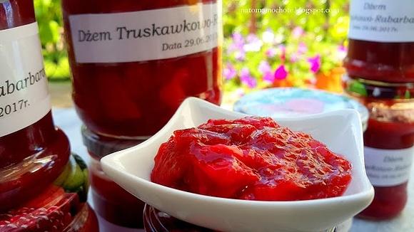 Dżem rabarbarowo-truskawkowy