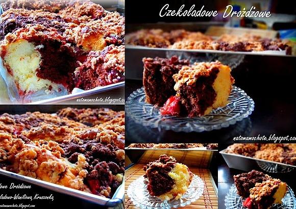 Czekoladowe ciasto drożdżowe