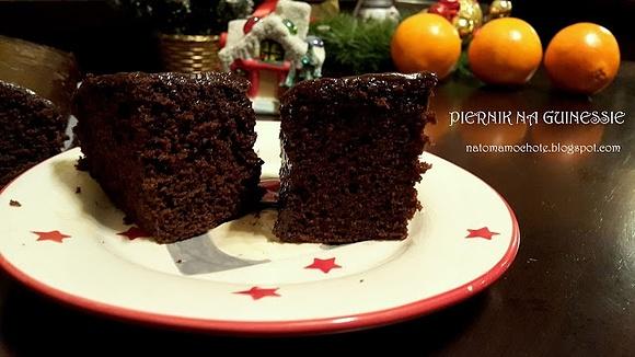 Piernik na Guinnessie z czekoladowym ganache