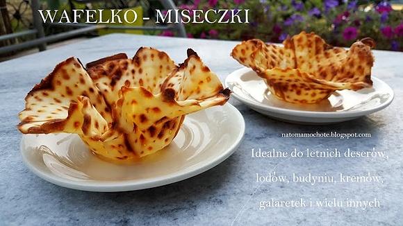 Domowe wafle do lodów