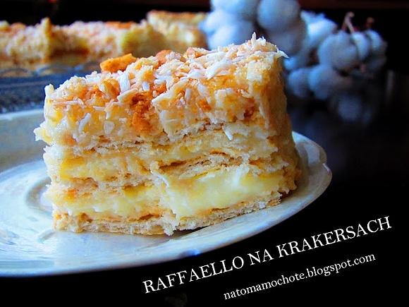 Ciasto Raffaello na krakersach